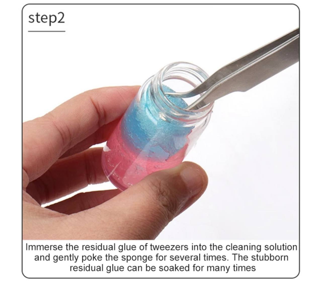 Liquid to clean tweezers
