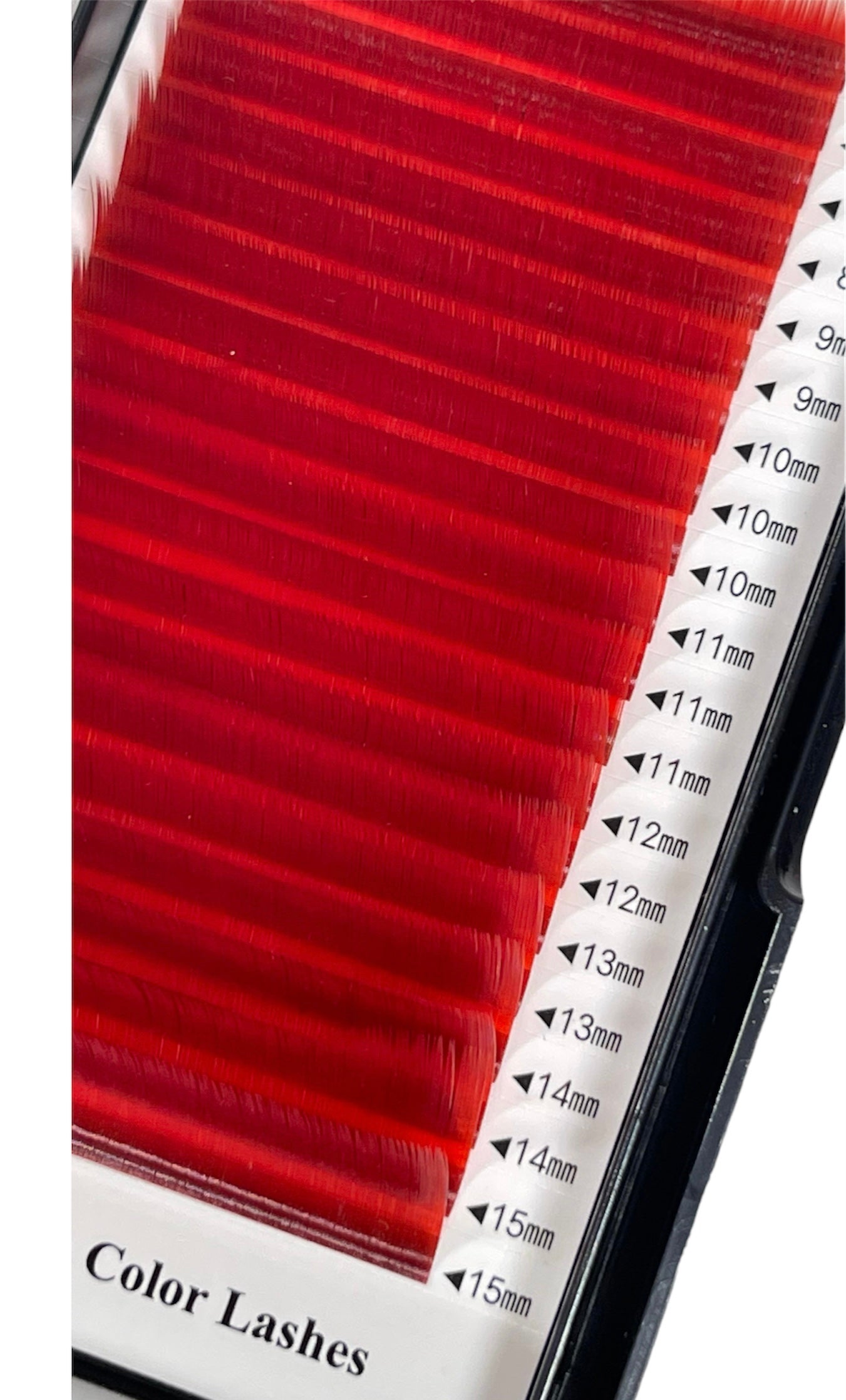 Ciglia colore rosso 0.10